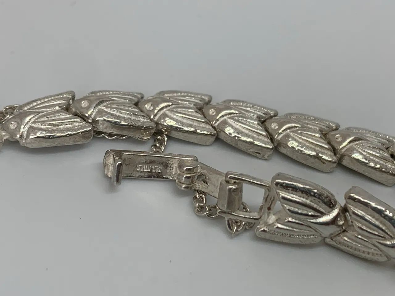 pulseria retro de prata vintage - Foto 3