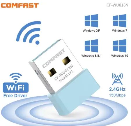 Adaptador Wi-Fi USB 150Mbps Comfast