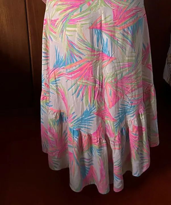 Vestido Farm babado  M - Foto 5