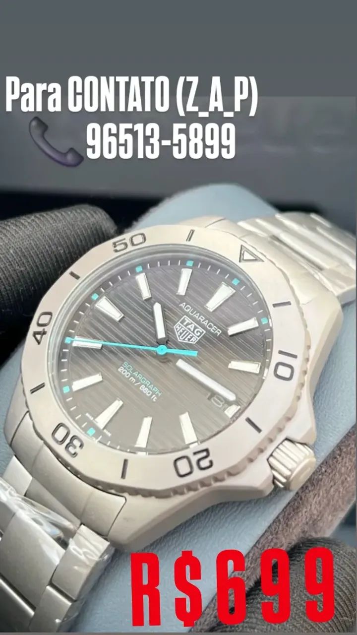 Relógio TAG HEUER AUTOMÁTICO MODELO AQUARACER TITANIUM - Foto 2
