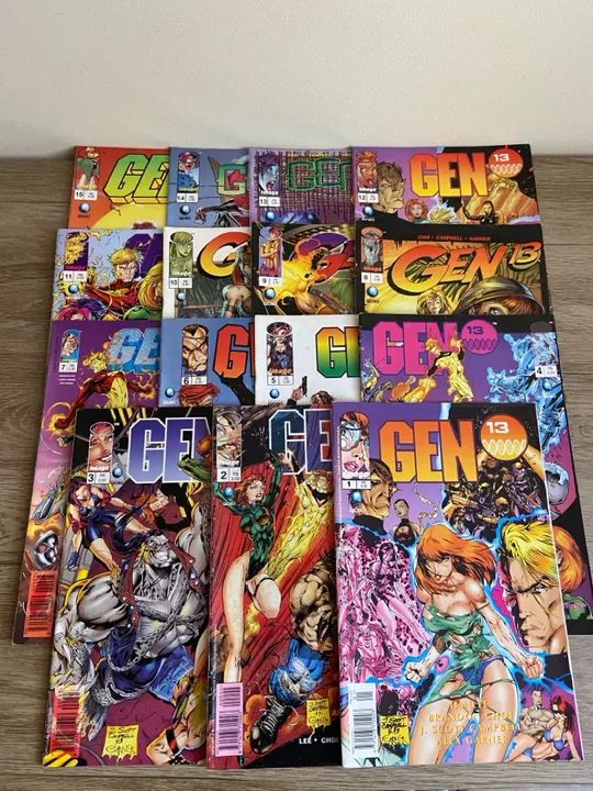 HQs Gen 13 - Edições 1 a 15