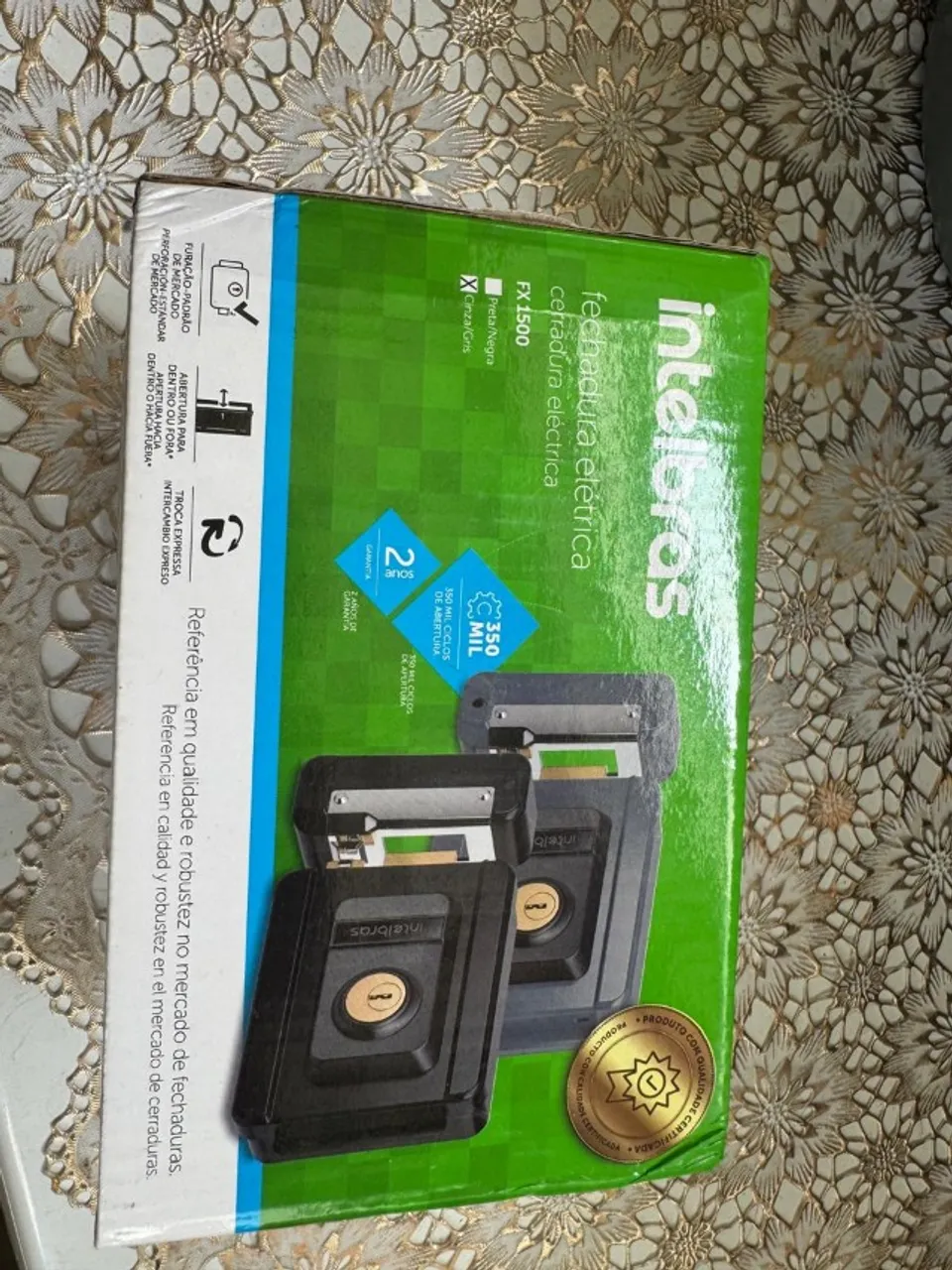 Fechadura Elétrica FX 1500 IntelBras NOVA NUNCA USADA NA CAIXA