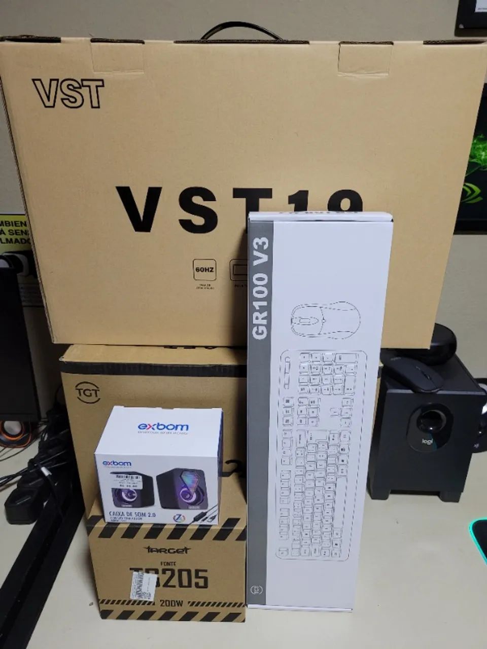 Pc completo novo! Intel i3, 8Gb, Ssd + Hd, monitor 19 (com garantia+brindes!) - Foto 2