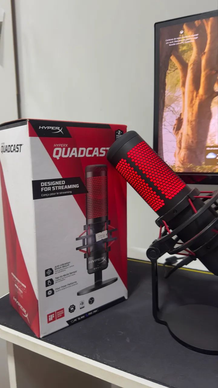 Microfone Hyperx Quadcast