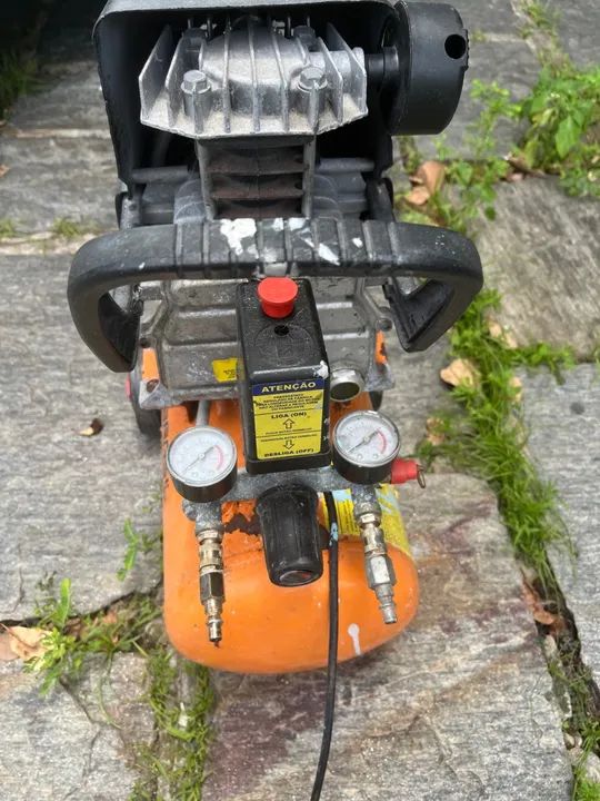 Compressor de ar para pintura - Semi-novo - Foto 3