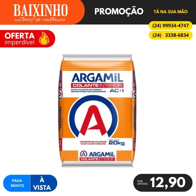 Argamassa AC1 Argamil