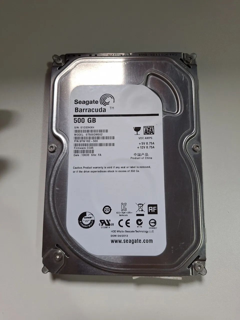 HD Seagate 500GB64396659240321120
