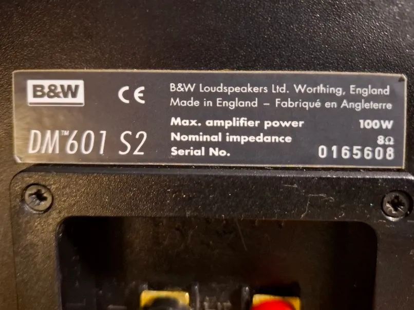 CAIXAS B&W DM 601 S2 100W 88dB 8ohms 70Hz. - Foto 6
