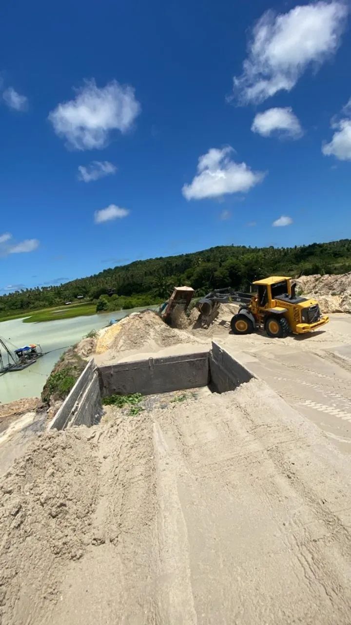 Areia Lavada , Areia Fingir , Areia Miritiba , Aterro , Brita , Barro e Pedras No Geral - Foto 5