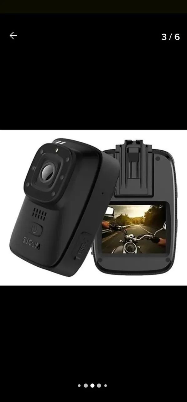 Câmera esportiva Sjcam A10 body Full HD preta - Foto 4