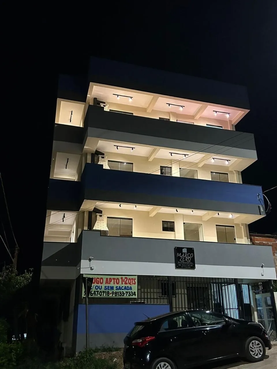 Apto de 2 quarto do Varjão, com sacada e área gourmet com churrasqueira