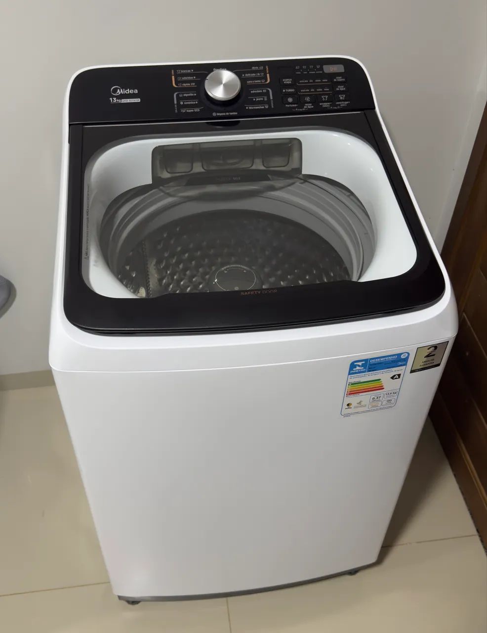 Máquina de Lavar Midea 13kg Wave-Agitador 220v