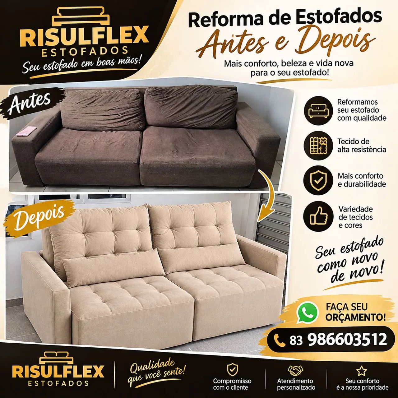 reformas antes e depois 