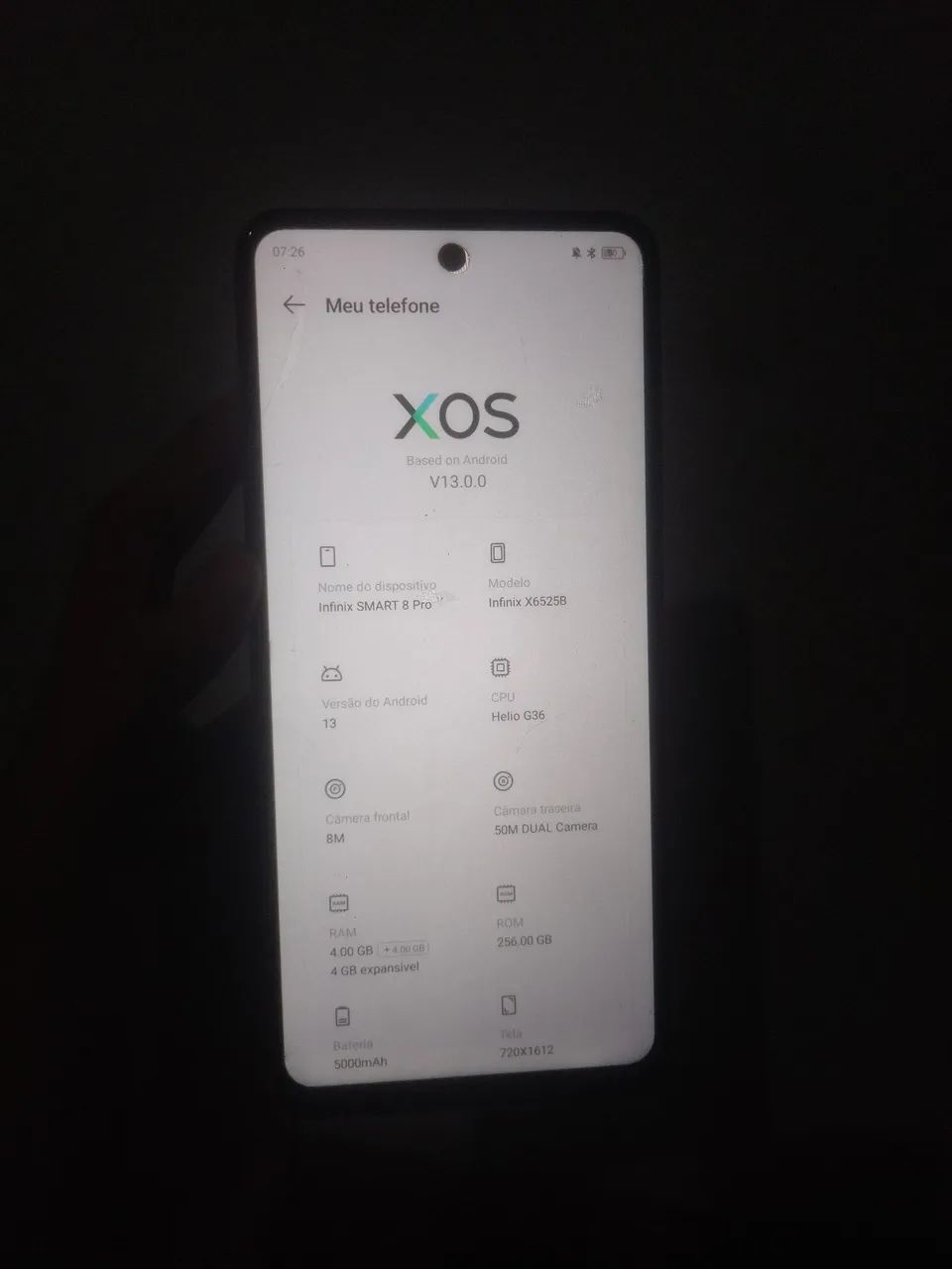 Infinix smart 8 pro, posso fazer até 480