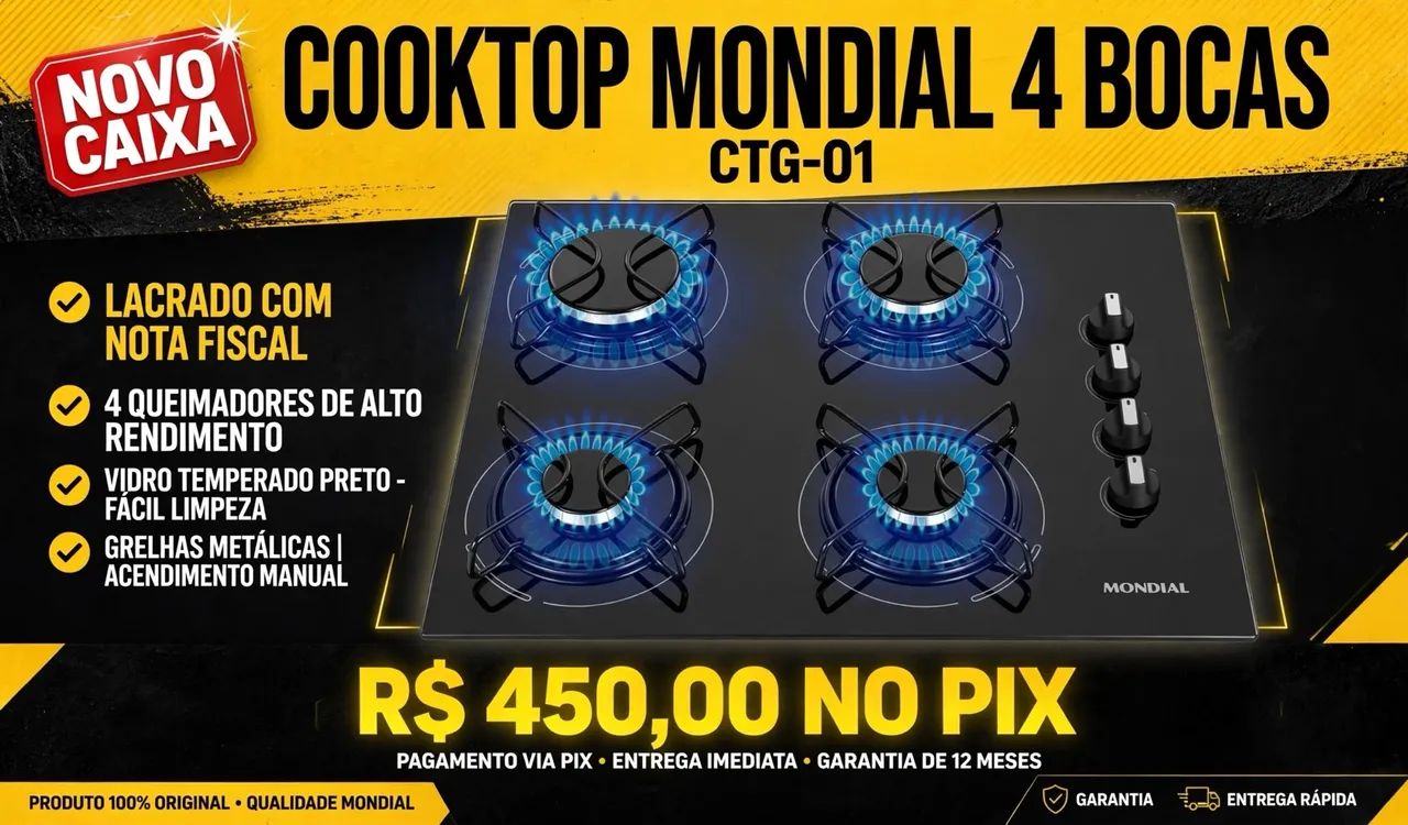 Fogão cook top