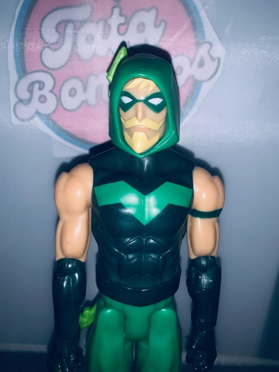 Boneco arqueiro verde Mattel 30 cm usado