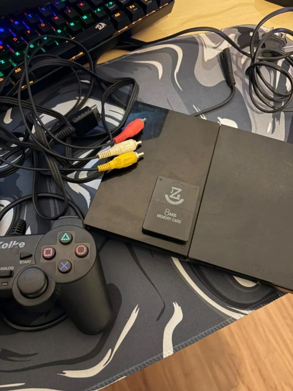PlayStation 2 Original + Controle + Memory Card + Bomba Patch - Foto 2