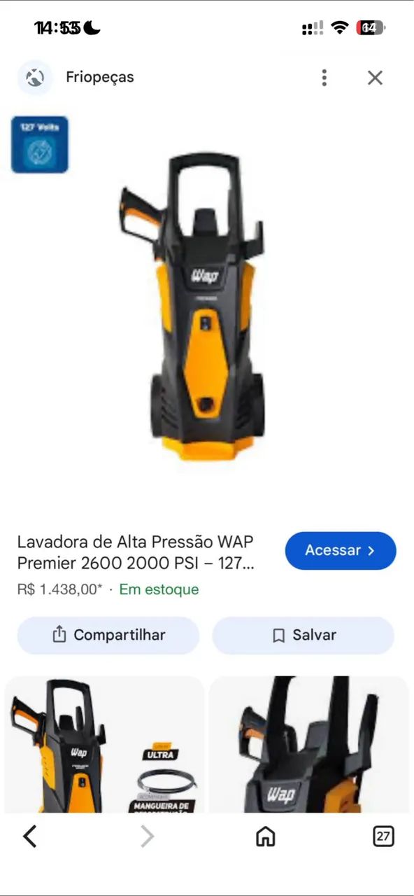 Wap Premier 2600 2000PSI. 220v - Foto 2