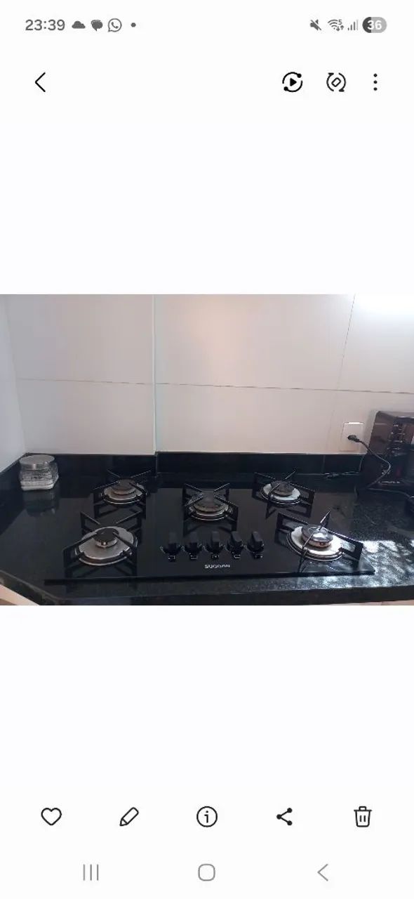  Cooktop 5 bocas Suggar - Foto 2