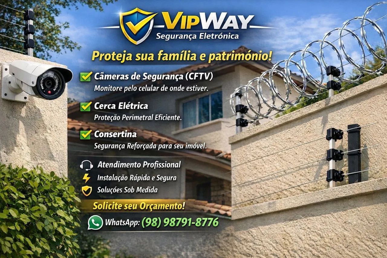 Cerca Elétrica, Consertina, câmeras, etc... - Foto 3