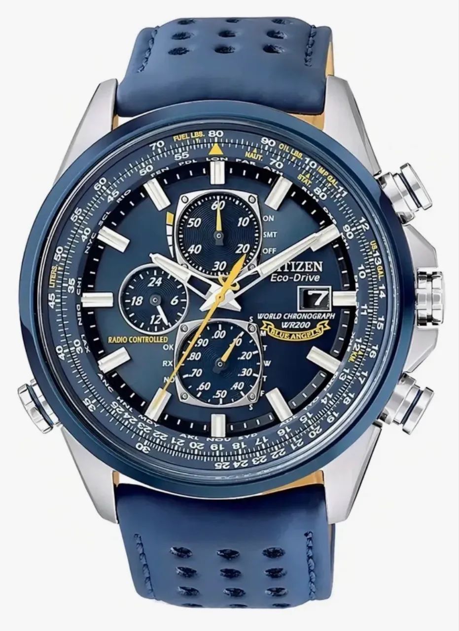 Relógio Citizen Blue Angels com 2 Pulseiras originais  - Foto 4