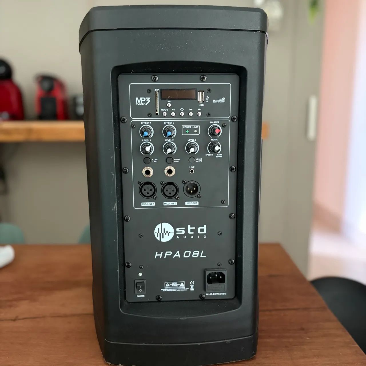 CAIXA DE SOM PA AMPLIFICADA STD HPA08L - Foto 2