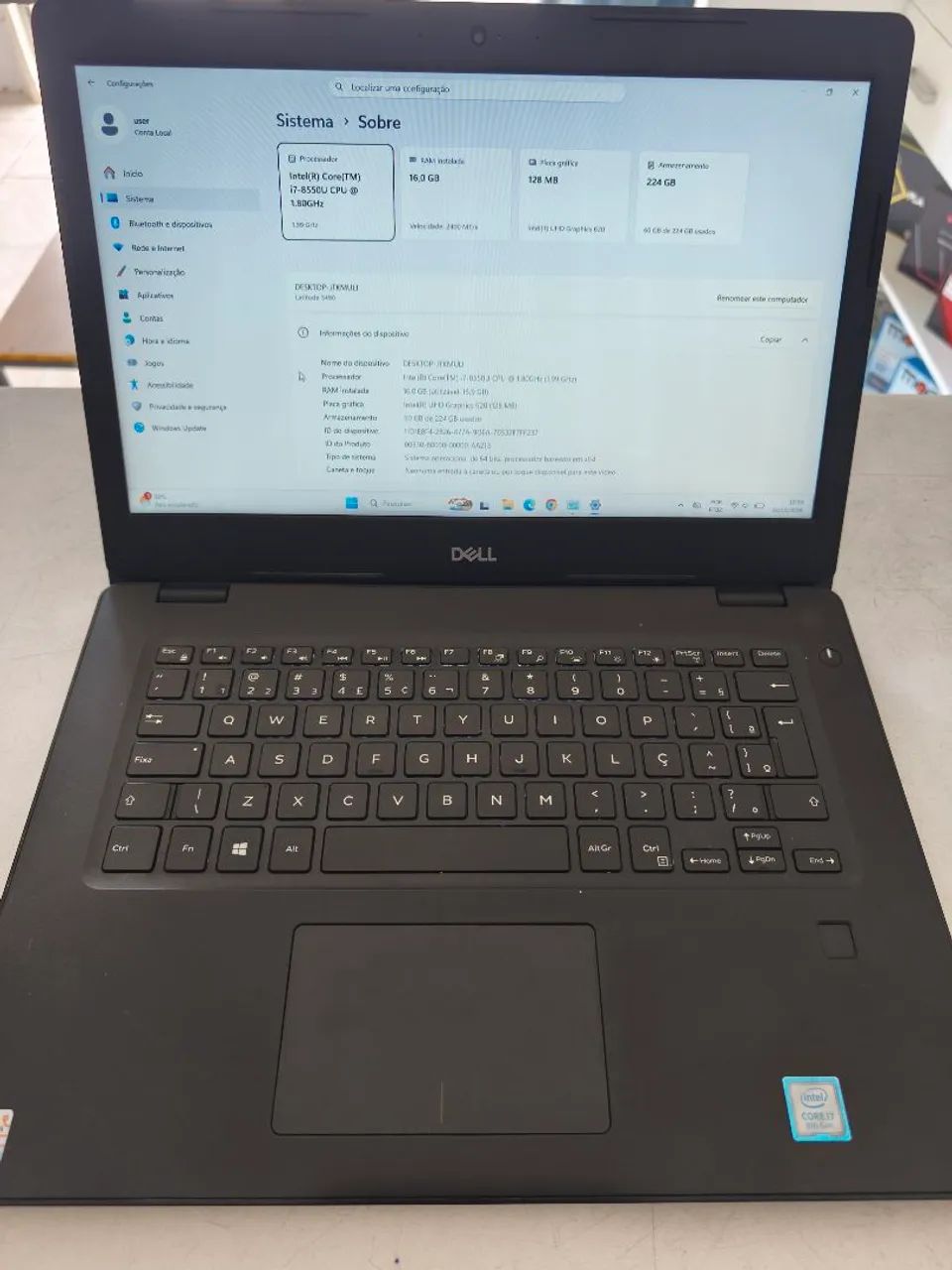 Dell latitude 3490 core i7 8 geração  - Foto 2