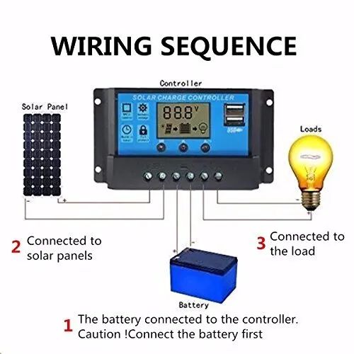 controlador de carga solar 30a 12v24v - Foto 5