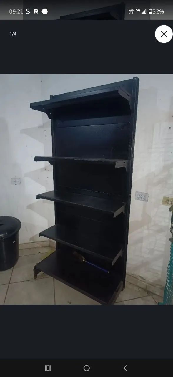   2 Gôndolas de parede para Comércio - Foto 4