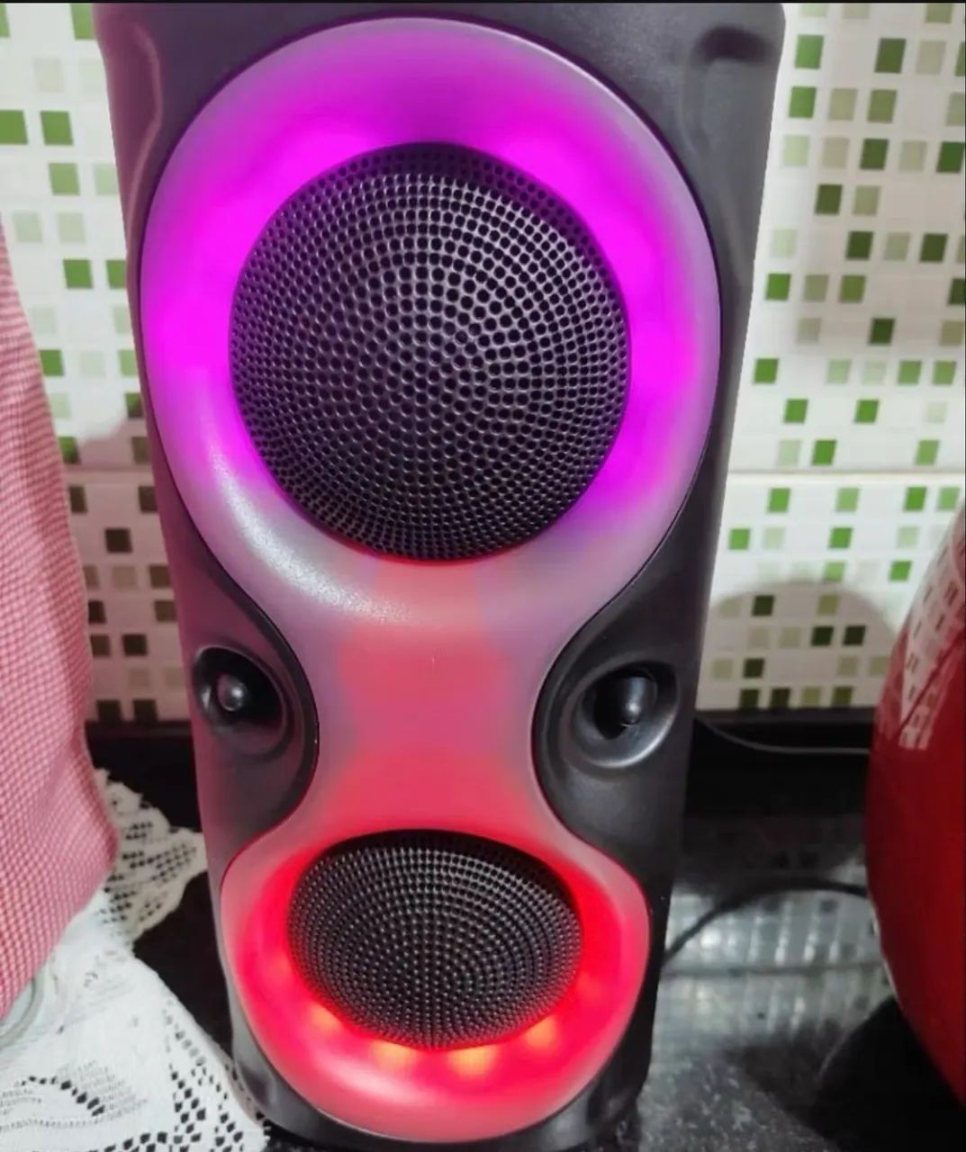 Caixa de som Bluetooth com led - Foto 2