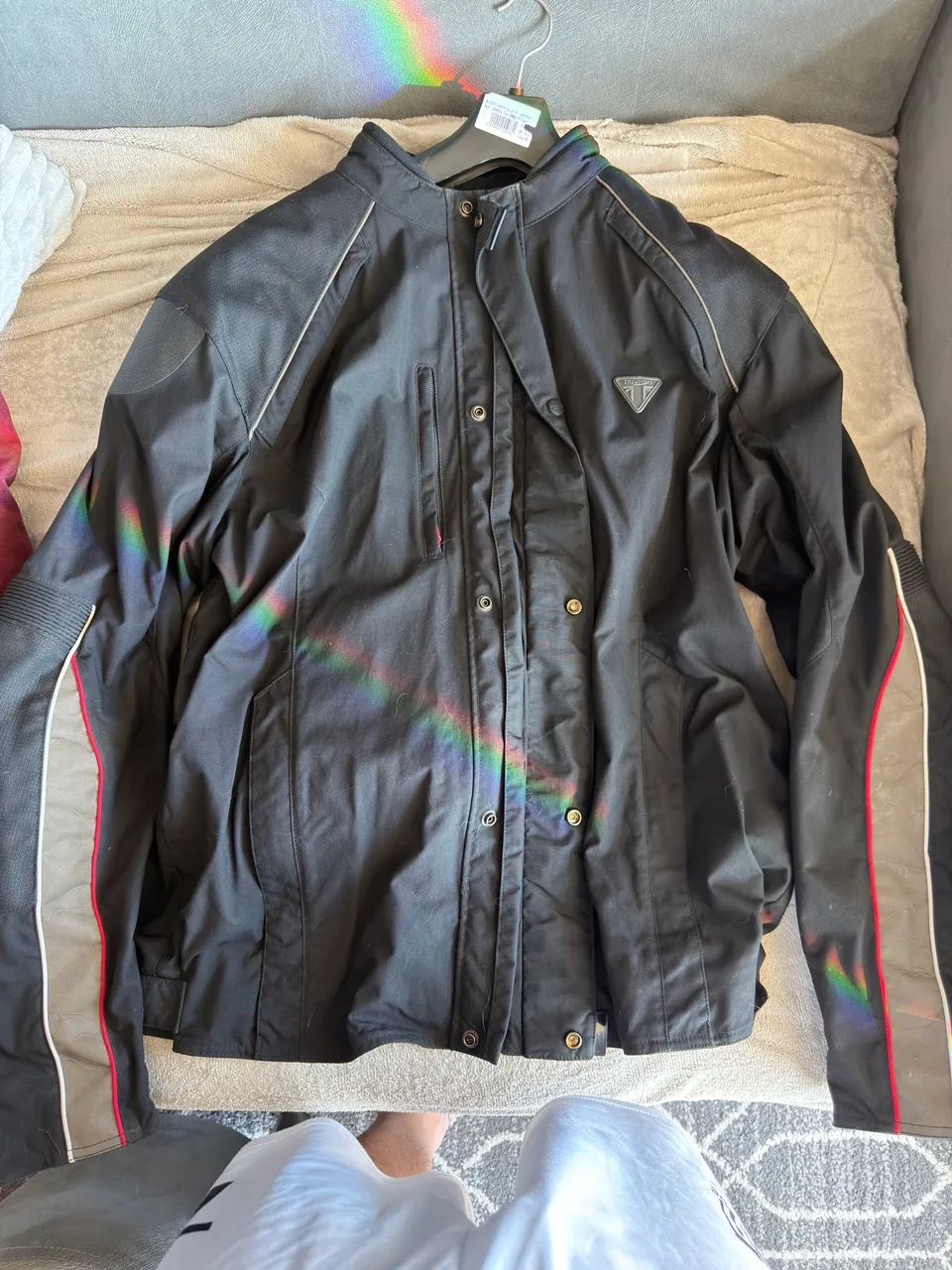 Jaqueta Triumph motocicleta 