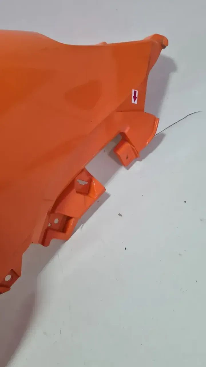 Carenagem Capa Tanque Esq Cg 160 Fan Titan 25/25 C/det 61336 Laranja - Foto 5