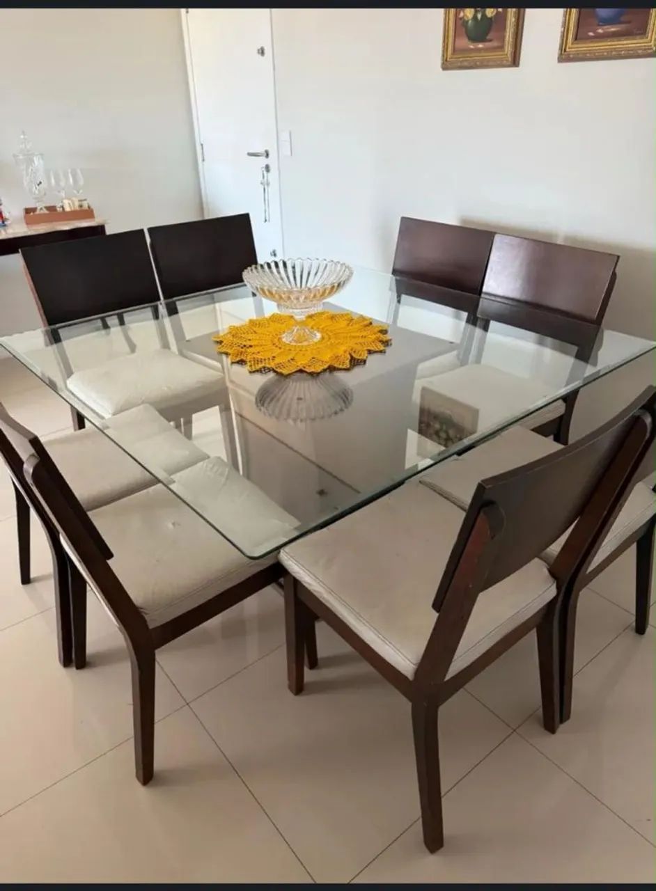 Mesa de jantar com 8 cadeiras  - Foto 3