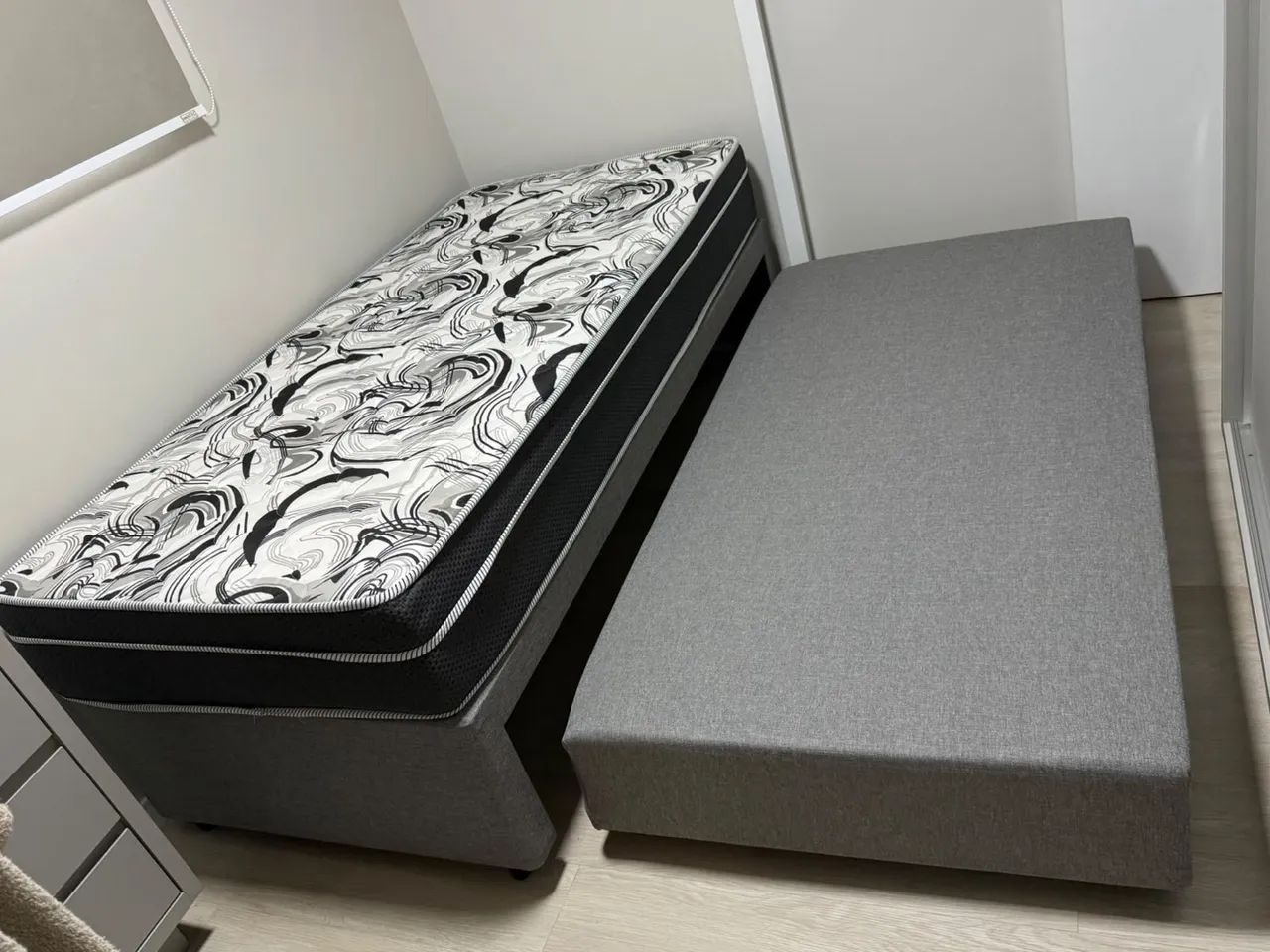 Cama Solteiro com auxiliar (nova)  - Foto 3