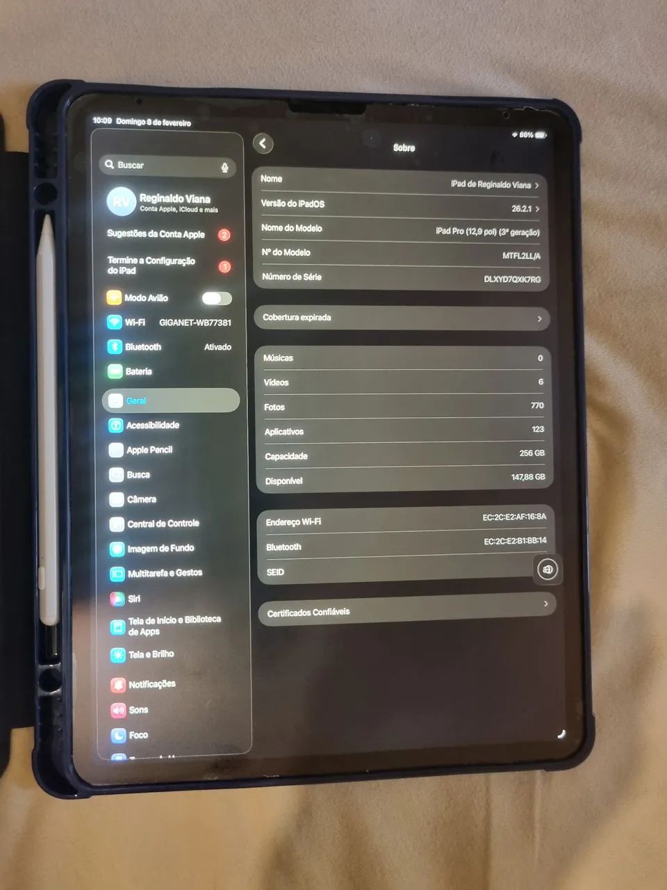 IPAD PRO 12.9 3ª GERAÇÃO  - Foto 4
