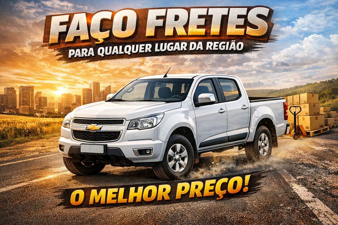 Faço frete com preço justo 