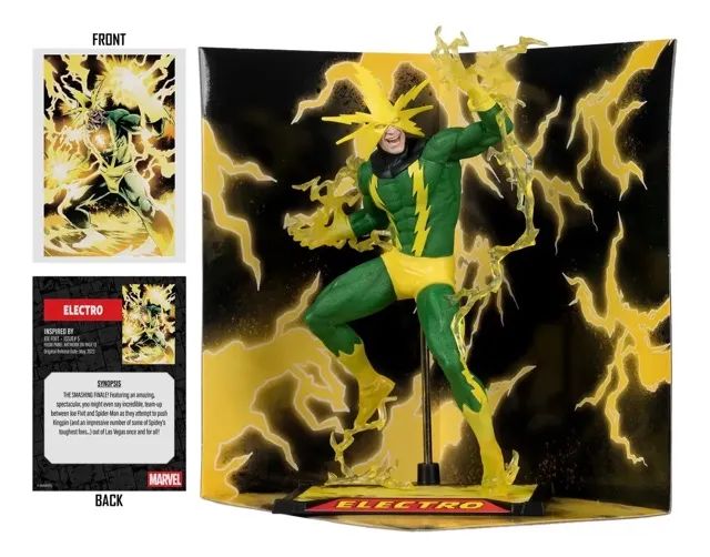 Mcfarlane Marvel Electro 1.10 (novo e lacrado) - Foto 4