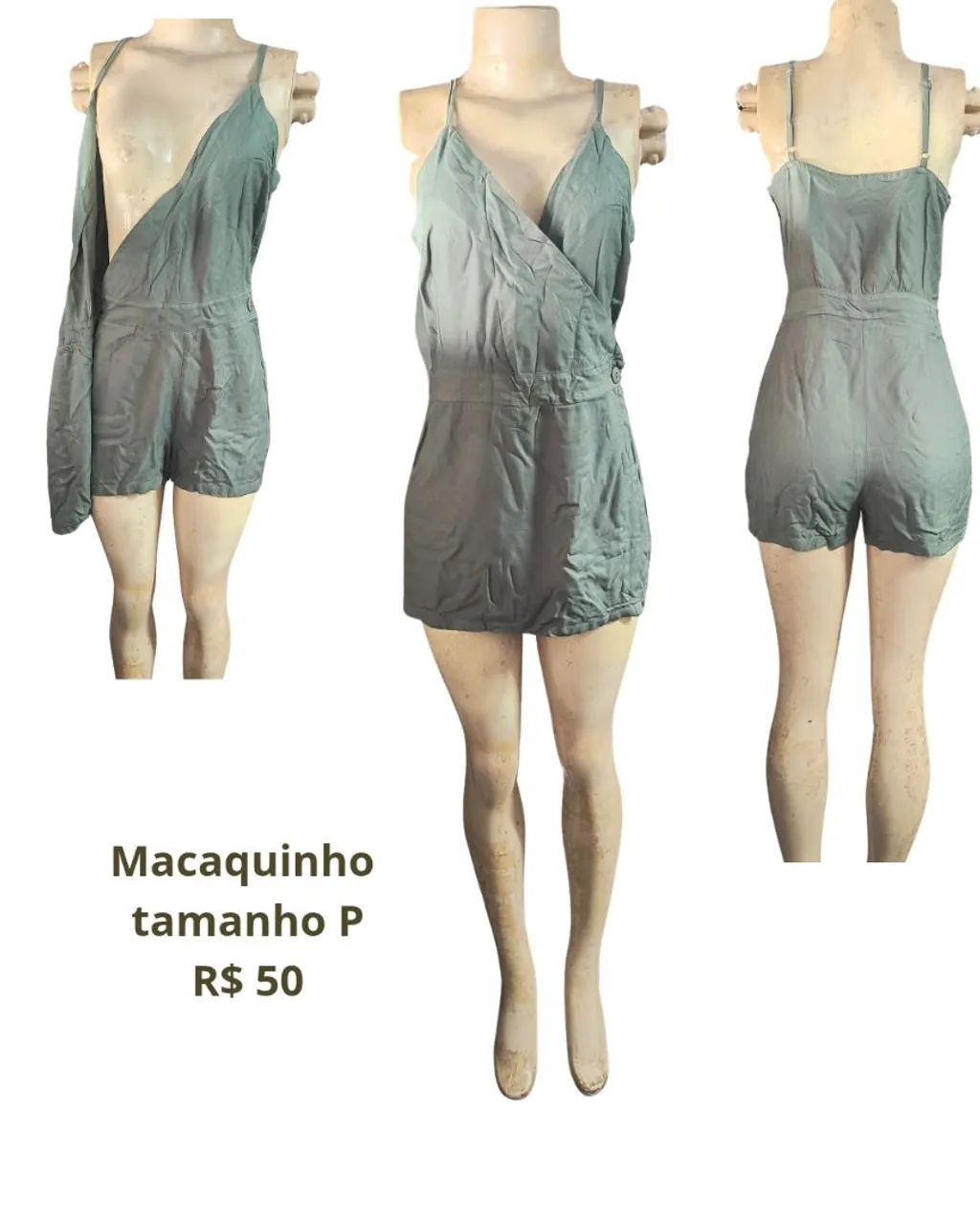 Macaquinho verde militar P