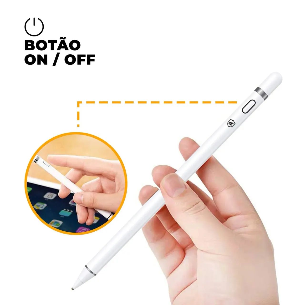 Caneta Touch Capacitiva Gshield para Tablet  - Foto 3