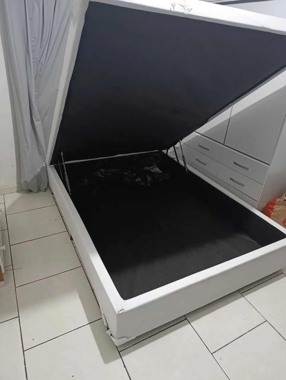 Cama box baú com colchão usada - Foto 4