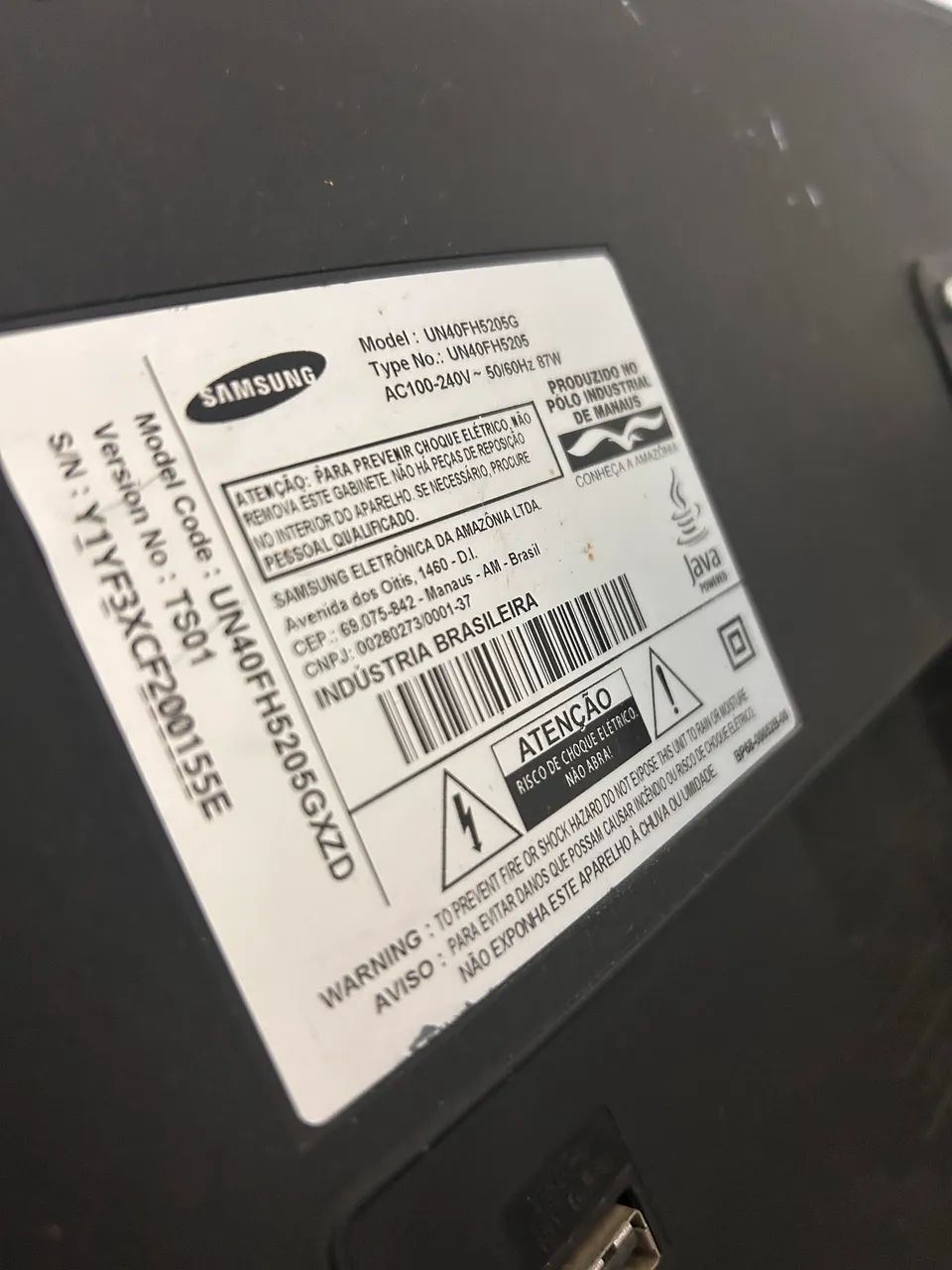 Vendo tv NÃO É SMART 40 polegadas Samsung  - Foto 4