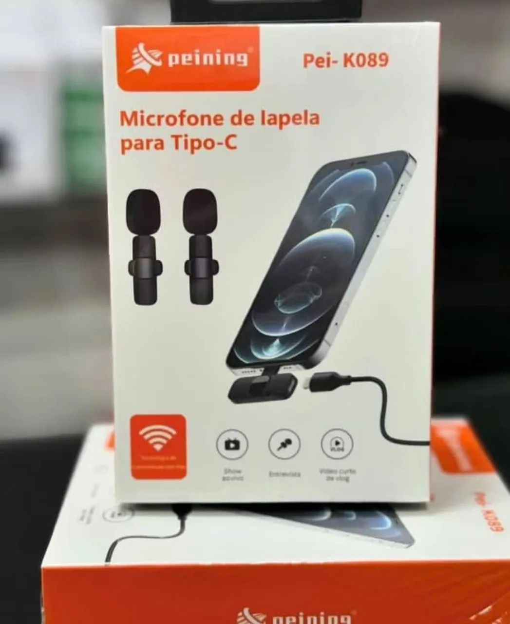 Microfone de lapela Tipo-C431116825374894080