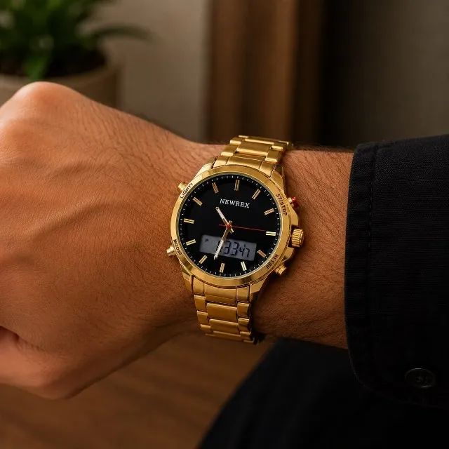Relógio New Rex 5665