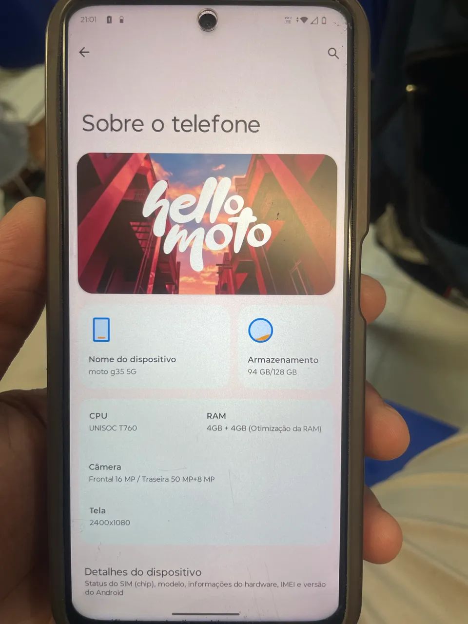 Telefone moto g35 5g 128g - Foto 5