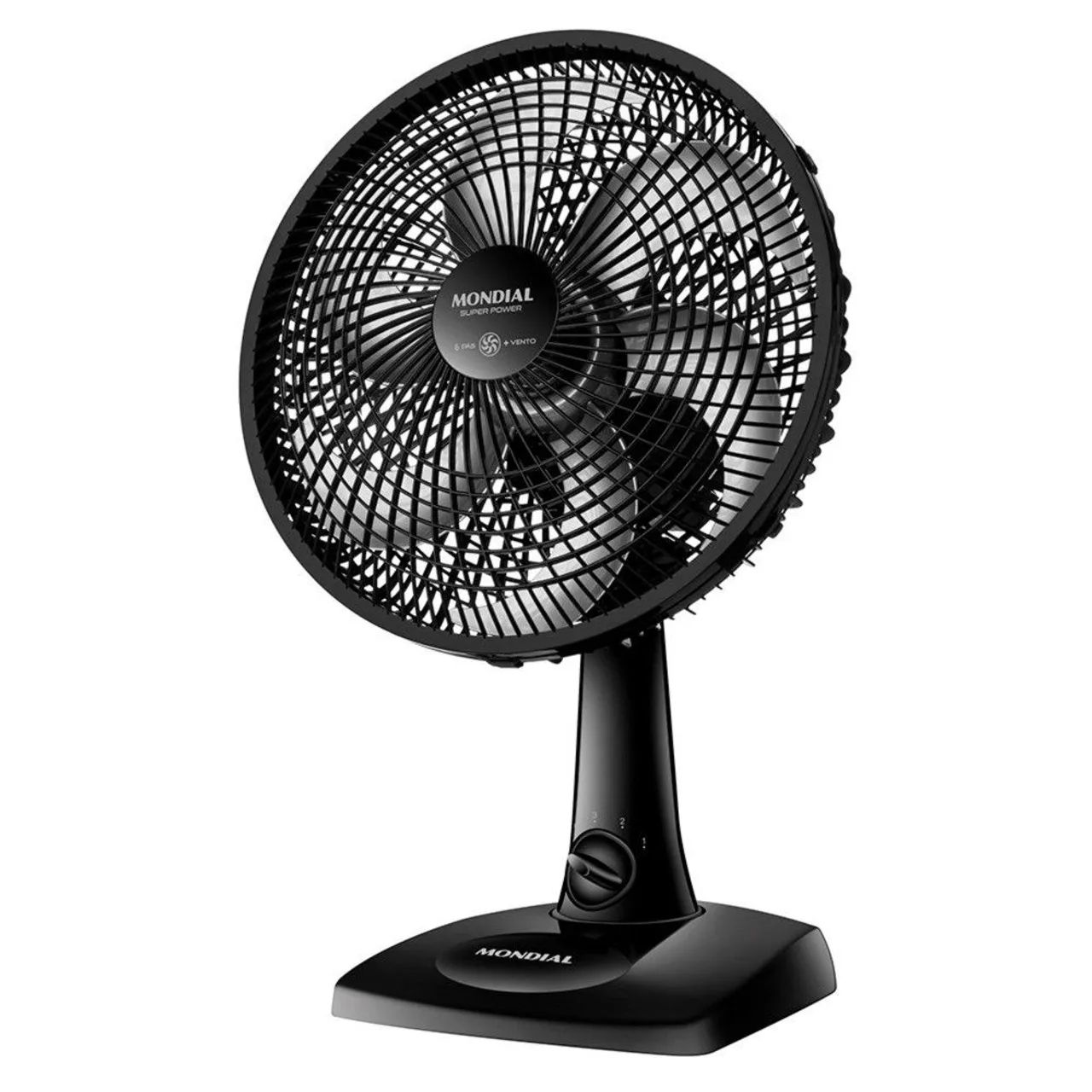 Ventilador de mesa 6 Pás com 3 velocidades. 