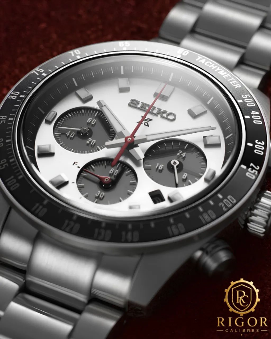 Relógio Seiko Prospex Speedtimer Solar SSC911 Cronógrafo Panda  Caixa 41,5mm - Foto 3