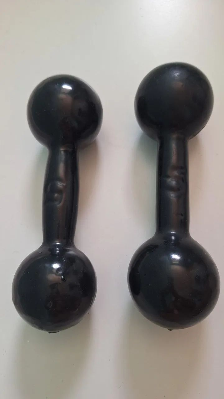 Par de halteres 5KG emborrachado