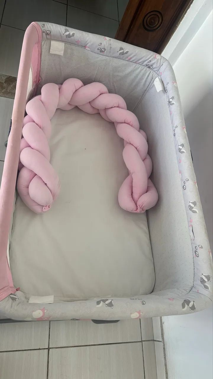 Berço next to me rosa - Foto 2
