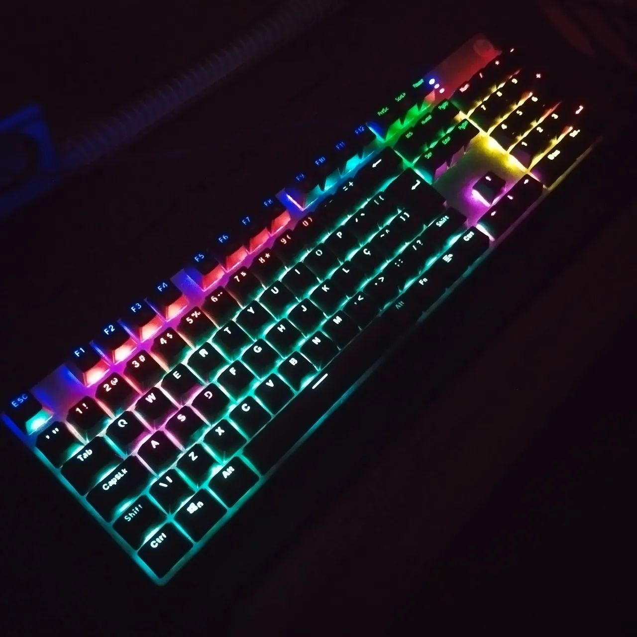 Teclado Mecânico Gamer HP USB