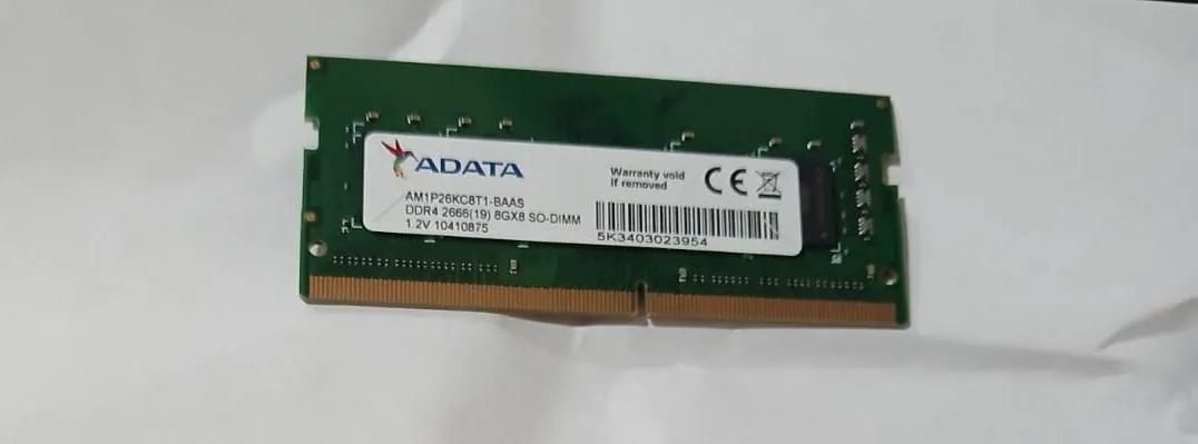 Memoria ddr4 8gb notebook 